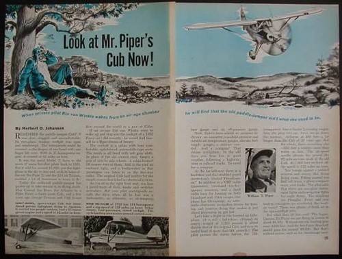 Piper cub tri pacer 1952 - cub, &