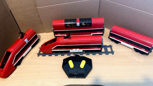 Lego train custom red - custom,