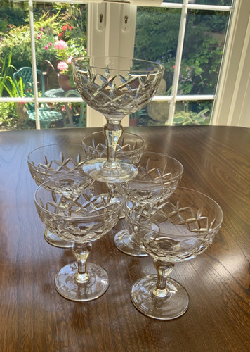 Champagne saucers 4 - x,