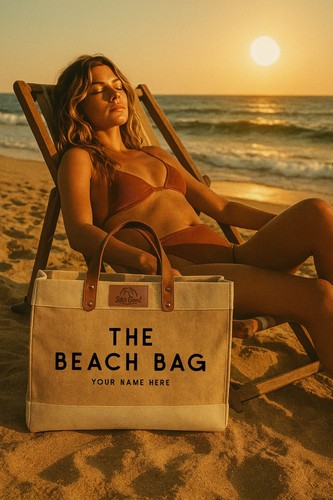 Personalised large tote bag - personalised,