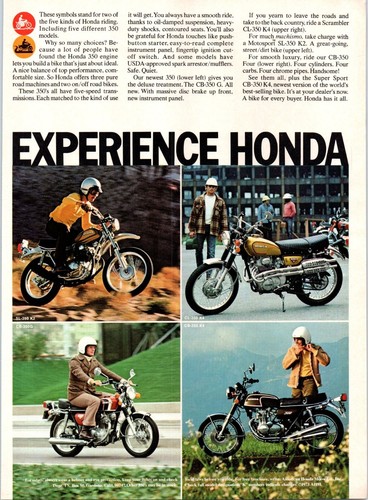 1973 honda 350 - sl-350, cl-350
