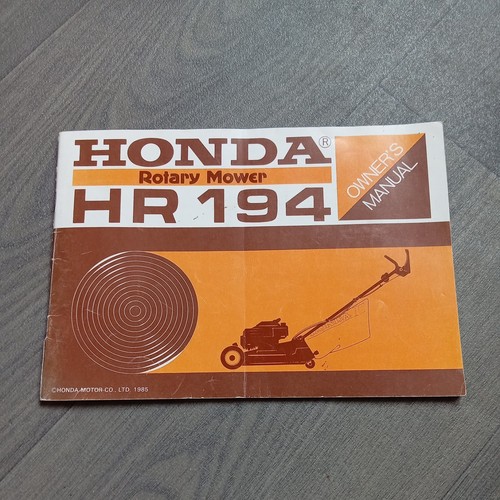 Honda 194 hr194 rotary - honda,