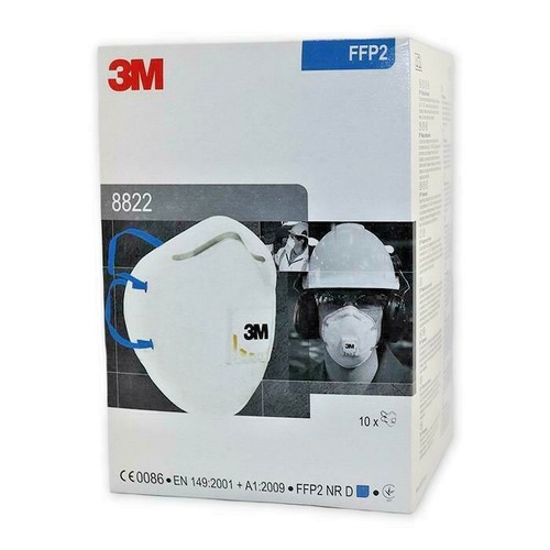 8822 valved dust mask - 3m,