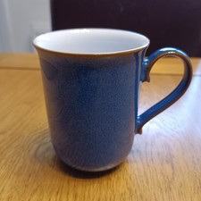 Denby Imperial Blue straight sided mug/beaker 250ml 10cm Used, good condition 