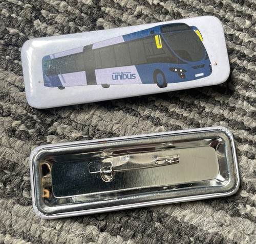 Printed bus badge - bus,