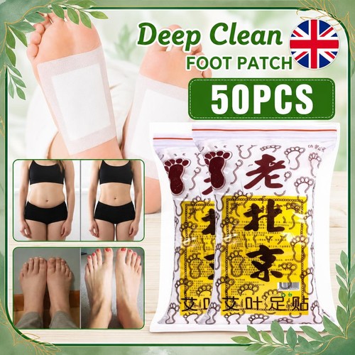 50x detox foot patches pads - detox,