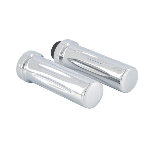 Chrome grips fit kawasaki - chrome, vn
