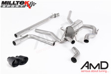 Milltek Suzuki Swift Sport 1.4 Cat Back Exhaust Non Resonated Black Trims SSXSZ9