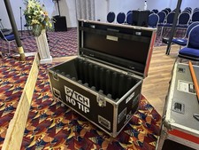 Qty: 13 Flight Case On Wheels Large Hinged Top and Side Door, 600 x 600 x 1200mm