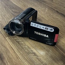 Toshiba Camileo X100 Camcorder Black LCD Display Full HD SD Retro Digital Camera