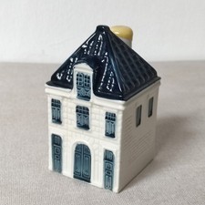 Delft KLM Bols Miniature House Collectable nr 64. Keizersgracht 755. Complete.