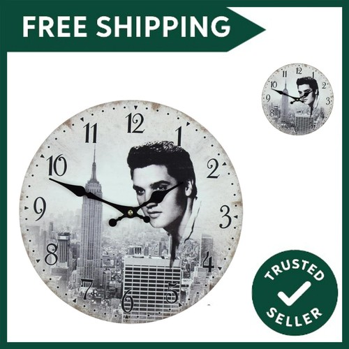 30cm glass hometime wall clock - 30cm,