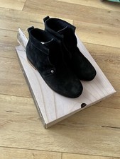 BEARPAW Womens Chukka Boots black Size 5 NEW Suede Flawed Booties