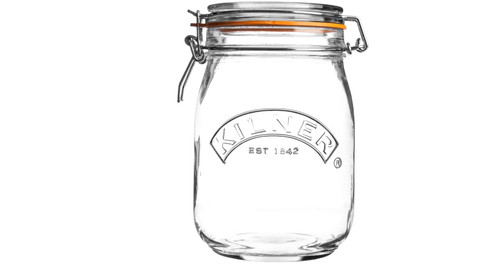 Kilner clip top - clip, litre