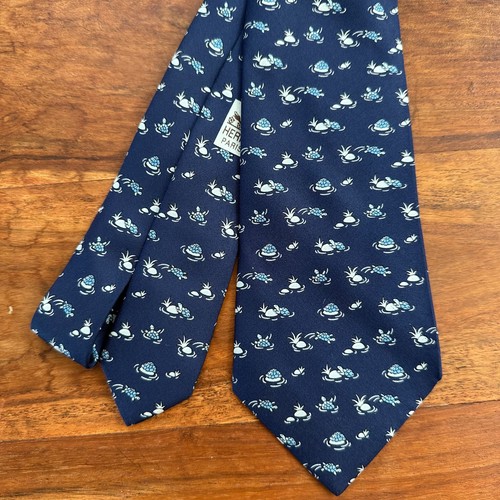 Hermès 100 silk - 100%, turtle