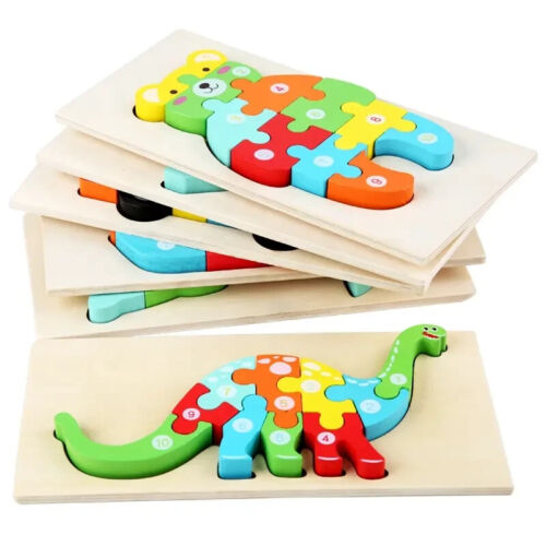 Kids educational wooden jigsaw - kids,