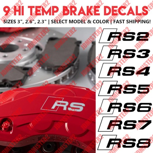 Audi brake caliper decal - brake, hi