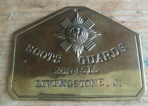 Scots guards brass bed - guards,