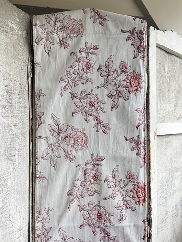 Vintage fabric faded floral - vintage,