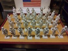 Vintage RARE 1956 Presidents Marx Mini Statues Washington-Eisenhower W/Box NM