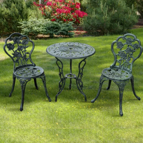 Vintage garden bistro set cast - garden,