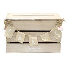 Shabby Chic Wedding Card Post Box | Wedding Guest Letter Box | Wedding Card Box