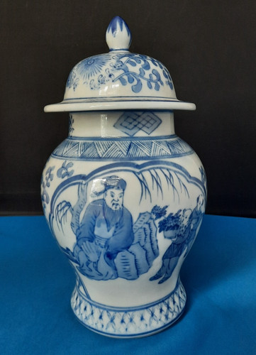 Antique style chinese - blue, &