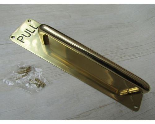Door pull handle plate - door,