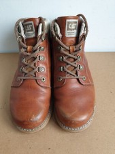 Mens UK 5.5 CATERPILLAR ' CAT ' Tan Brown CHUKKA style Ankle Boots . 