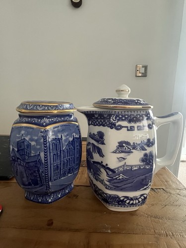 Ringtons jug and tea caddy - tea, by