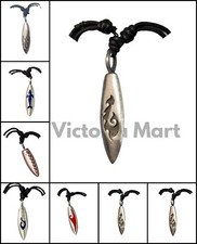 Modern Surfboard Surfer Necklace Beach Design Pendant Unisex Adjustable Locket