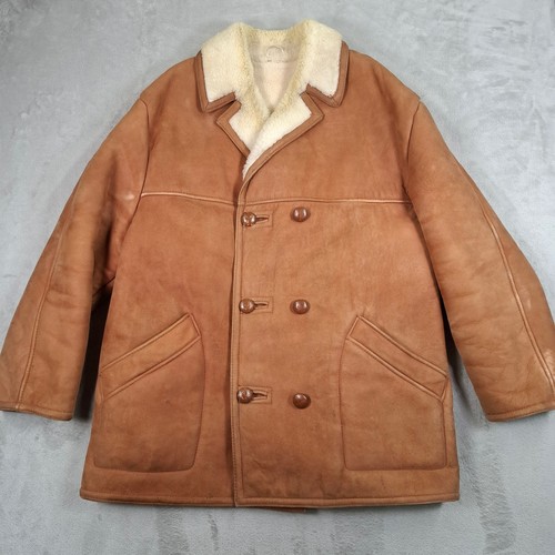 Vintage sheepskin coat - vintage,