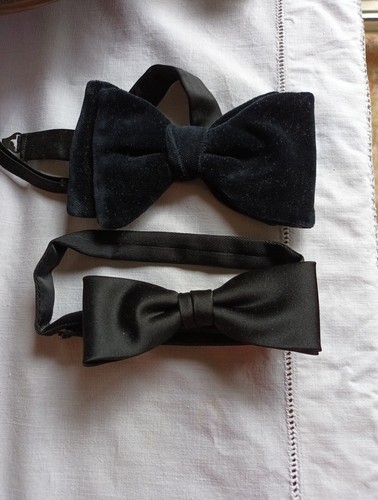 Vintage clip bow ties - 2,