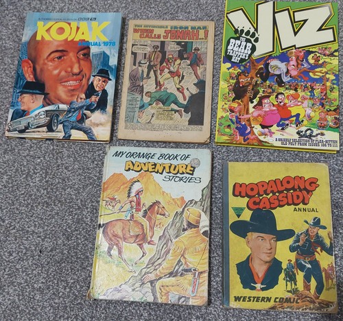 Vintage comic annuals - vintage, lot