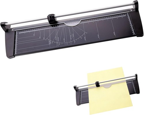Paper cutter with - cutter, sliding