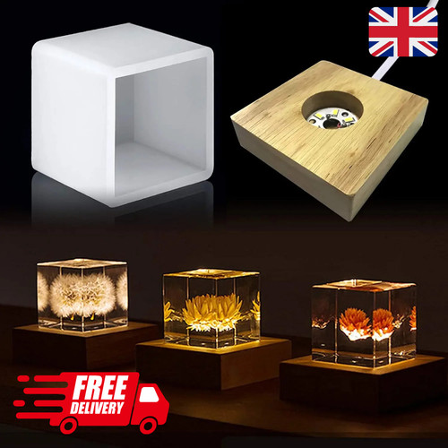 Square resin silicone mould - silicone,