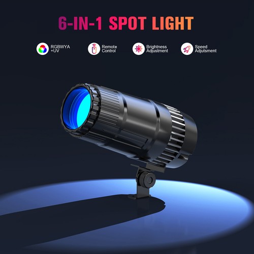 50w 7in1 rgbwyp cyan led - rgbwyp+cyan,