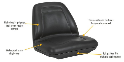 Milsco xb150 style pan seat - xb150,