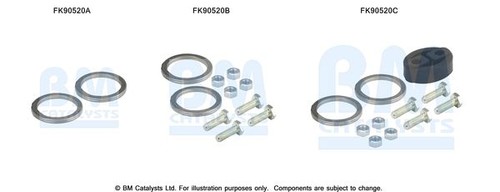 Catalytic converter mounting - converter,