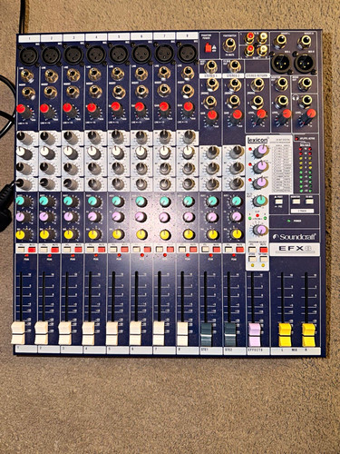 Soundcraft efx8 channel - soundcraft, 8-channel