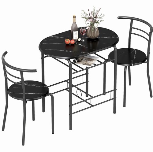 Homcom breakfast bar table - bar,