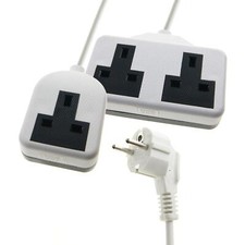 Euro EU French Schuko Plug to