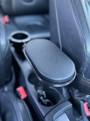 Armrest and large bottle - and,
