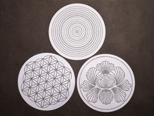 Sashiko Stencils: Reusable Embroidery & Quilting Templates MC001~003