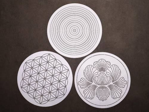 Sashiko stencils reusable - stencils:,