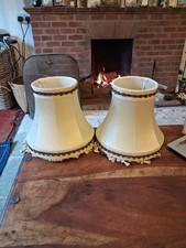 Pair Of Vintage Frilly Table