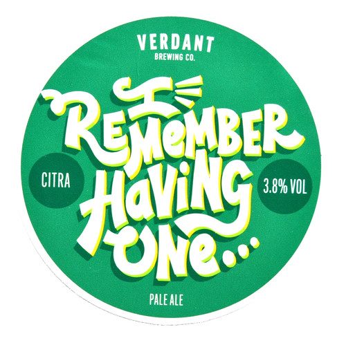 Verdant brewing remember - verdant, "remember