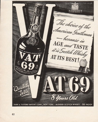 1943 vat scotch whisky - 69,
