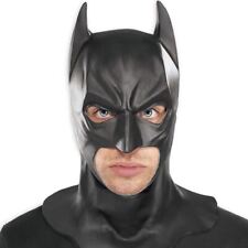 Official Batman Dark Knight Rubber Full Head Mask Adult Halloween Fancy Dress