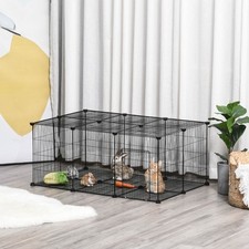 Metal Small Animal Cage 22 Piece w/Door for Bunny Chinchilla Hedgehog Guinea Pig